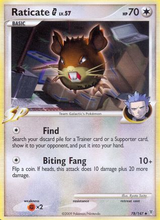 Raticate G (78/147) [Platinum: Supreme Victors] Reverse Holofoil