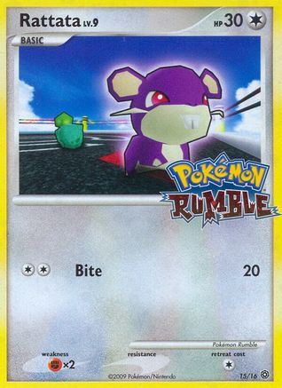 Rattata (15/16) [Pokémon Rumble] Holofoil