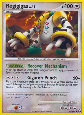 Regigigas (37/146) [Diamond & Pearl: Legends Awakened] Reverse Holofoil
