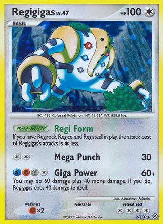 Regigigas (9/100) [Diamond & Pearl: Stormfront] Reverse Holofoil