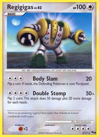 Regigigas (4/17) [POP Series 9] Holofoil