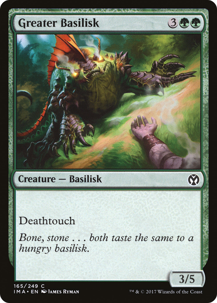 Greater Basilisk (165) - Iconic Masters
