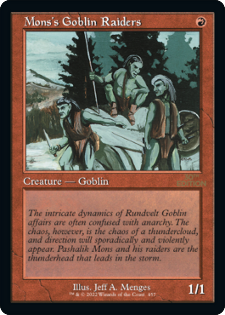 Mons's Goblin Raiders (Retro) (457) - 30th Anniversary Edition