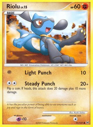 Riolu (91) - Platinum
