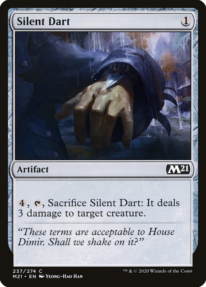 Silent Dart [Core Set 2021] | Silver Goblin