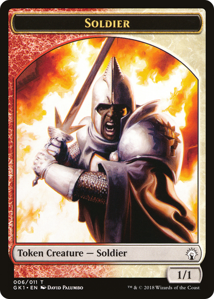 Soldier (002) // Goblin Token (2 // 4) - GRN Guild Kit Tokens