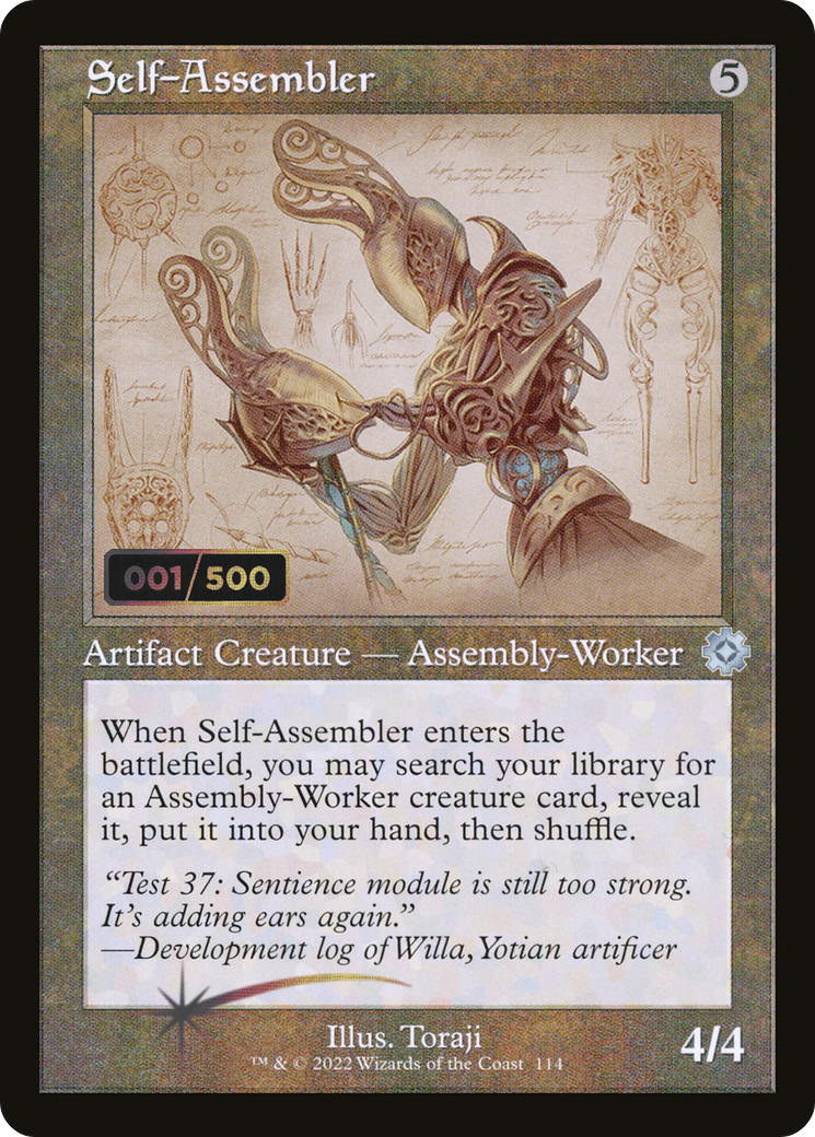 Self-Assembler (Schematic) (Serial Numbered) (Retro) (114) Foil - The Brothers' War Retro Artifacts