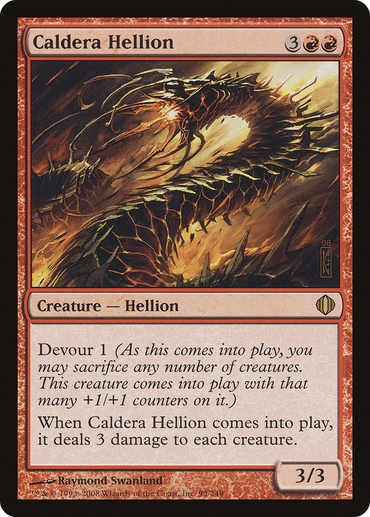 Caldera Hellion [Shards of Alara] Foil