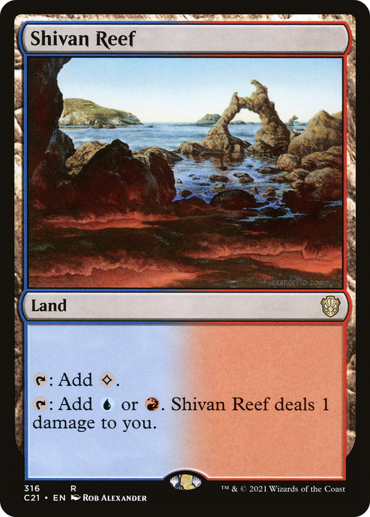 Shivan Reef (316) - Commander 2021