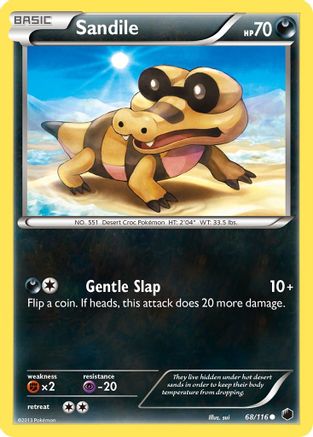 Sandile (68/116) [Black & White: Plasma Freeze] Reverse Holofoil