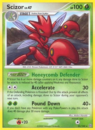 Scizor (25) Reverse Holofoil - Stormfront