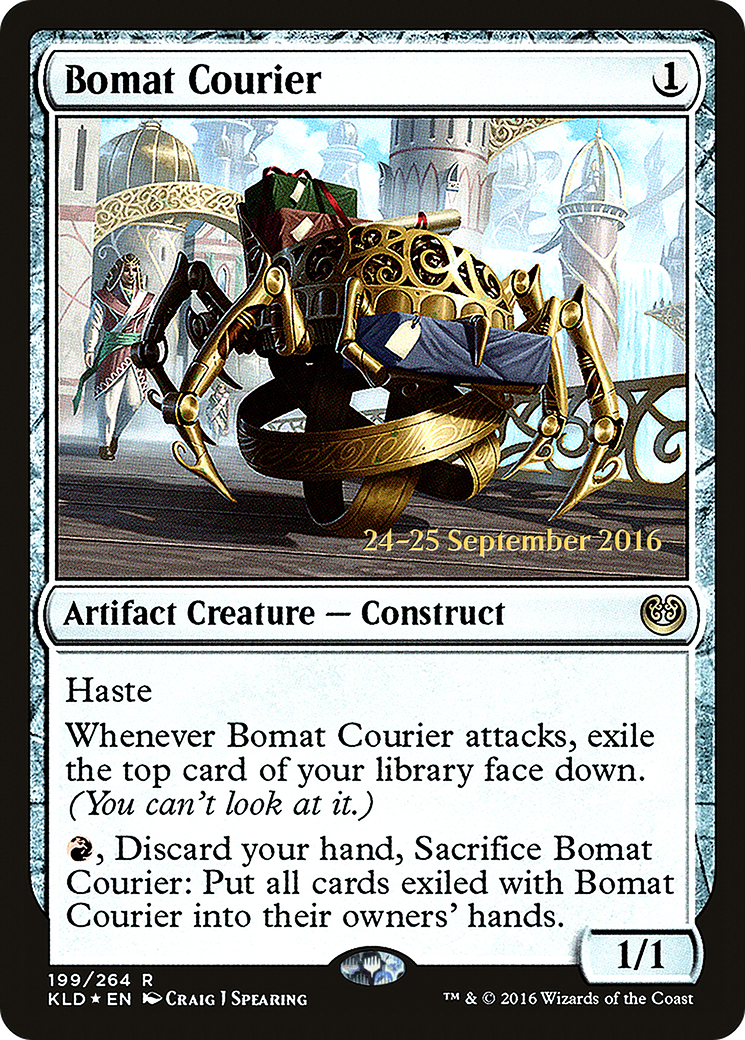 Bomat Courier (199s) Foil - Kaladesh Promos