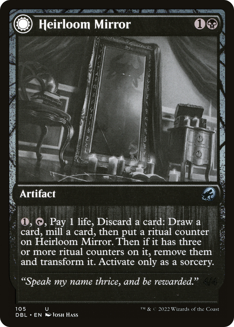 Heirloom Mirror // Inherited Fiend (105) - Innistrad: Double Feature
