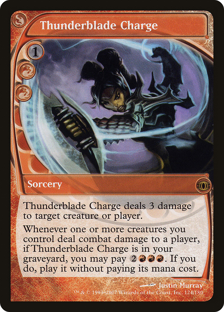 Thunderblade Charge (124) - Future Sight