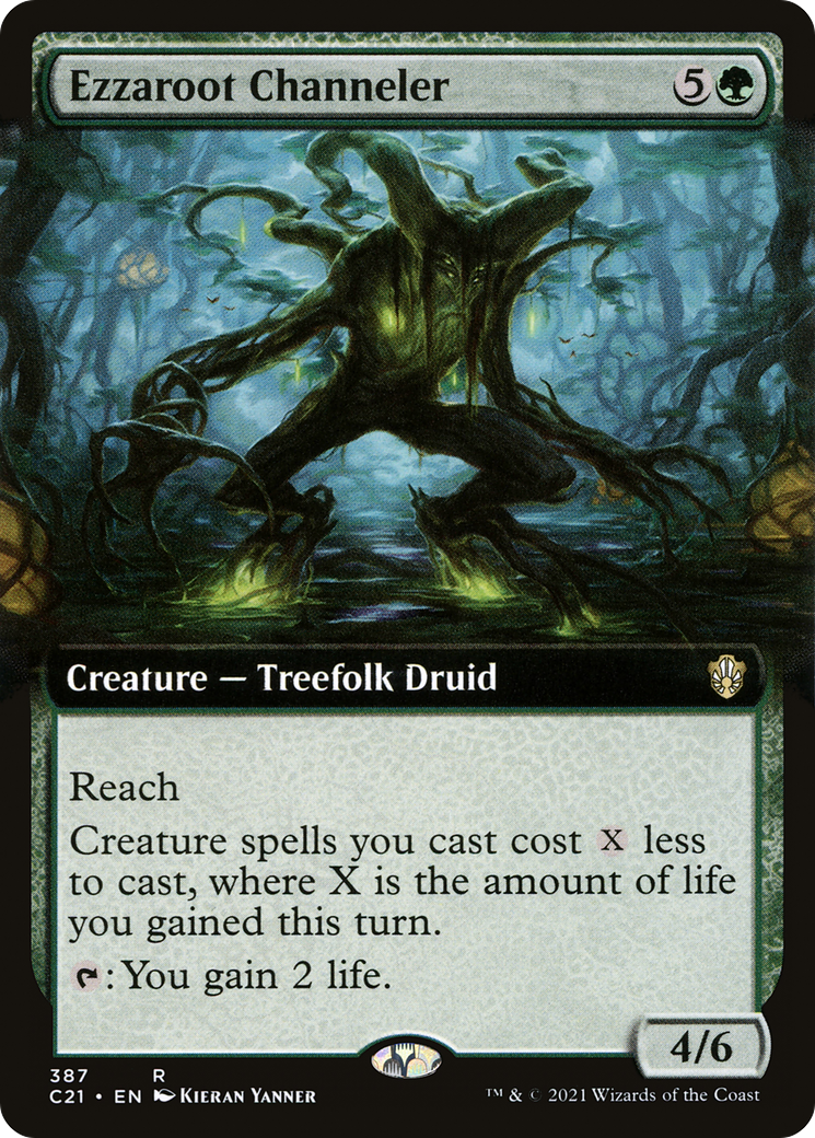 Ezzaroot Channeler (Extended Art) (387) - Commander 2021