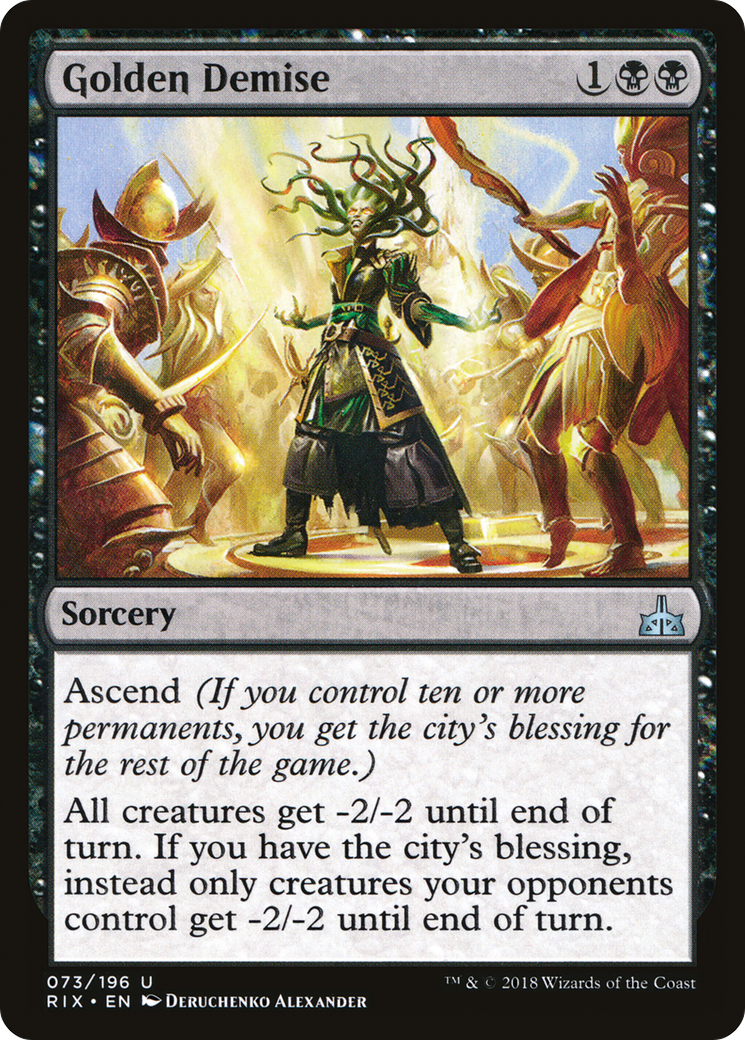 Golden Demise (073) Foil - Rivals of Ixalan