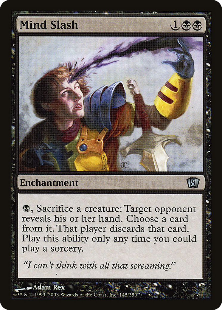 Mind Slash (145) Foil - Eighth Edition