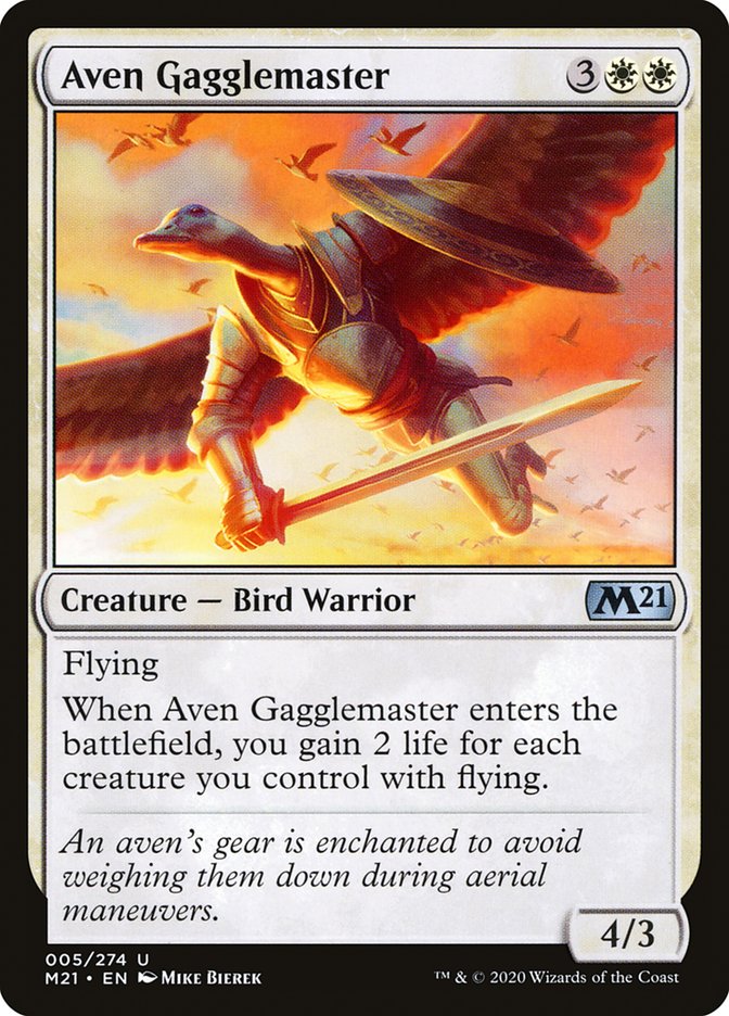 Aven Gagglemaster [Core Set 2021] | Silver Goblin