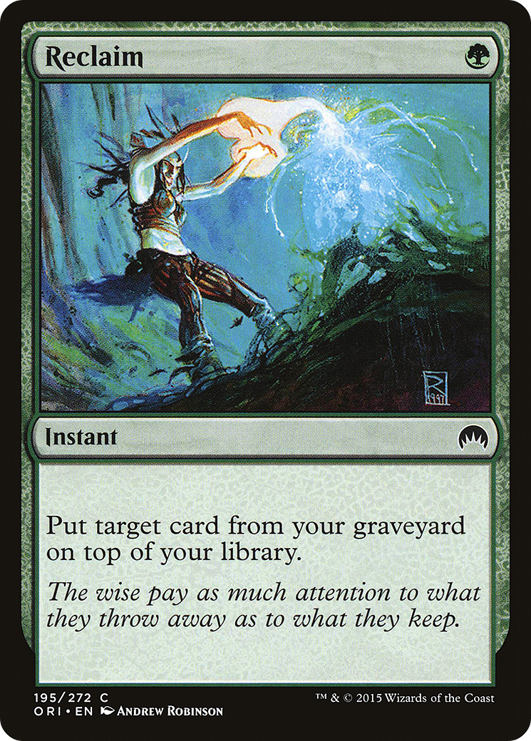 Reclaim (195) Foil - Magic Origins