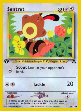 Sentret (63/75) [Neo Discovery Unlimited] | Silver Goblin