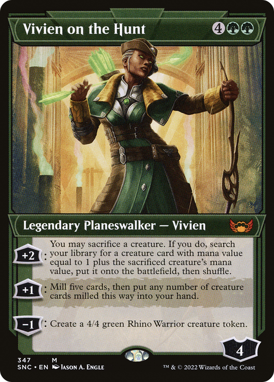 Vivien on the Hunt (Showcase Art Deco) [Streets of New Capenna] Foil
