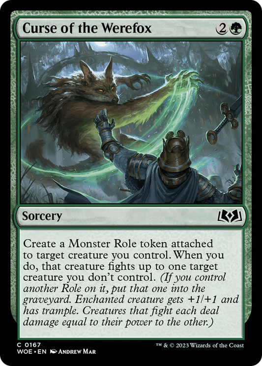 Curse of the Werefox [Wilds of Eldraine] Foil