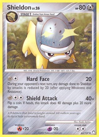 Shieldon (63/123) [Diamond & Pearl: Mysterious Treasures] | Silver Goblin