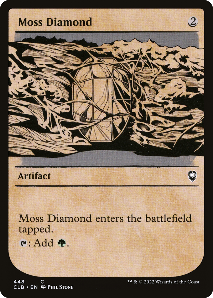 Moss Diamond (Showcase) (448) - Commander Legends: Battle for Baldur's Gate