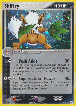 Shiftry (14/101) [EX: Hidden Legends] Reverse Holofoil