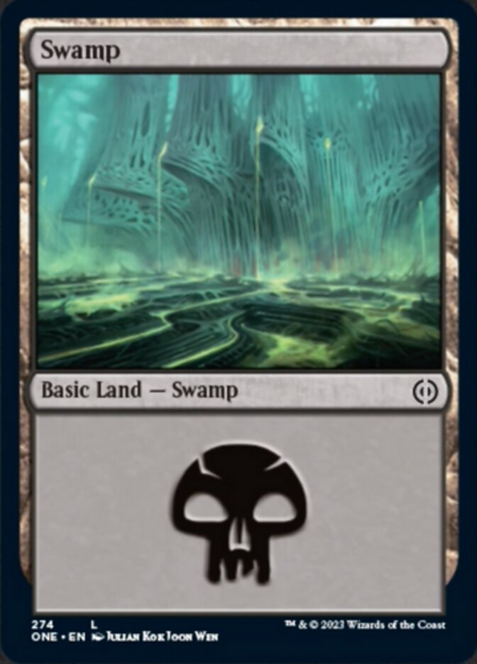 Swamp (274) [Phyrexia: All Will Be One] | Silver Goblin