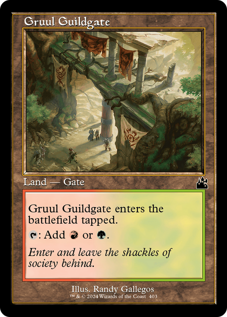 Gruul Guildgate (Retro) (403) - Ravnica Remastered