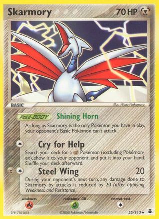 Skarmory 55/113 - Delta Species Reverse Holofoil | Silver Goblin