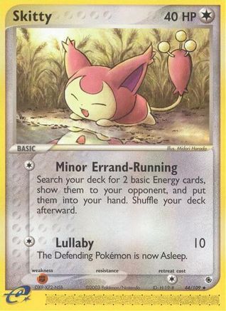 Skitty (44/109) [EX: Ruby & Sapphire] Reverse Holofoil
