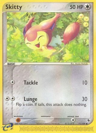 Skitty (71/109) [EX: Ruby & Sapphire] Reverse Holofoil
