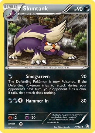 Skuntank (77/124) [Black & White: Dragons Exalted] Reverse Holofoil