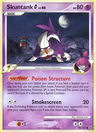 Skuntank G (94/127) [Platinum: Base Set] Reverse Holofoil
