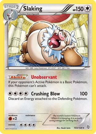 Slaking (103/124) [Black & White: Dragons Exalted] Reverse Holofoil