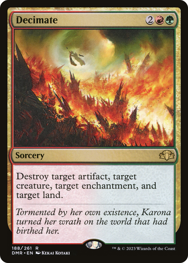 Decimate [Dominaria Remastered] Foil