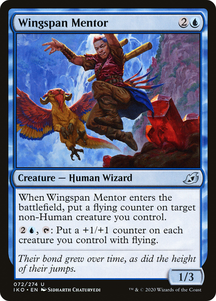 Wingspan Mentor (072) Foil - Ikoria: Lair of Behemoths