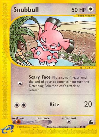 Snubbull (101/144) [Skyridge] Reverse Holofoil