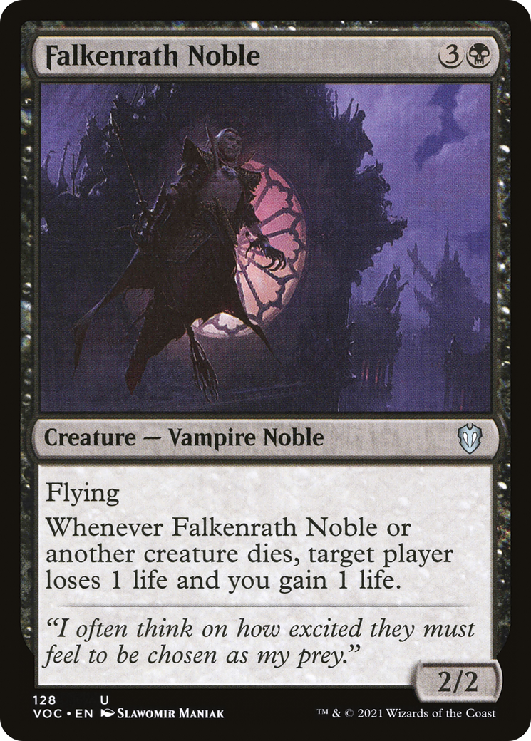 Falkenrath Noble (128) - Crimson Vow Commander