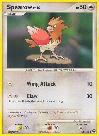 Spearow (74/100) [Diamond & Pearl: Majestic Dawn] | Silver Goblin