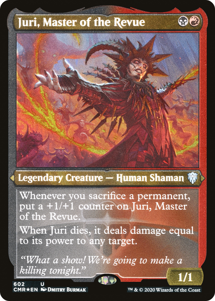 Juri, Master of the Revue (602) Etched - Commander Legends