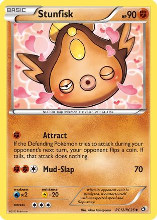 Stunfisk (RC12) Holofoil - Legendary Treasures Radiant Collection