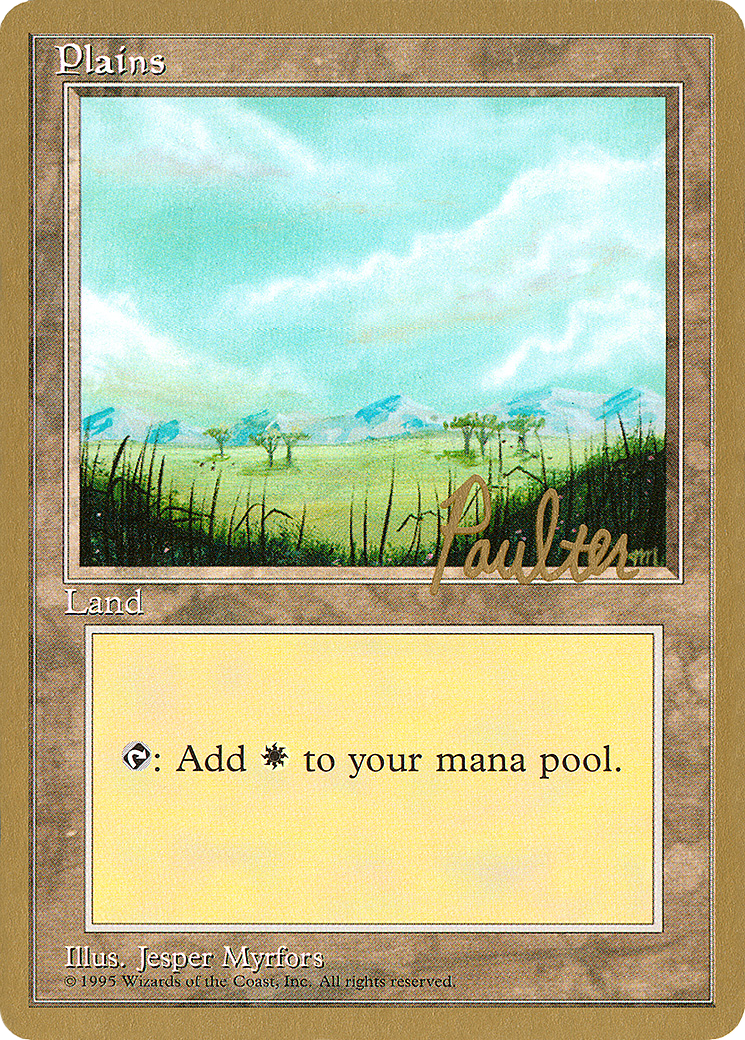 Plains (B) - 1996 Preston Poulter (4ED) - Pro Tour Collector Set