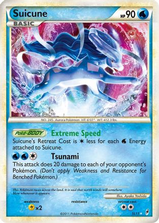 Suicune (Shiny) (SL11) Holofoil - Call of Legends