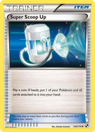 Super Scoop Up (103) Reverse Holofoil - Black and White