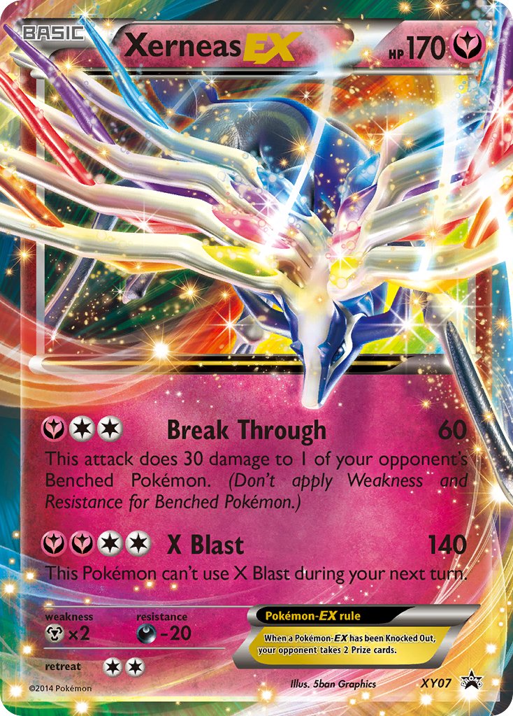 Xerneas EX (XY07) [XY: Black Star Promos] | Silver Goblin