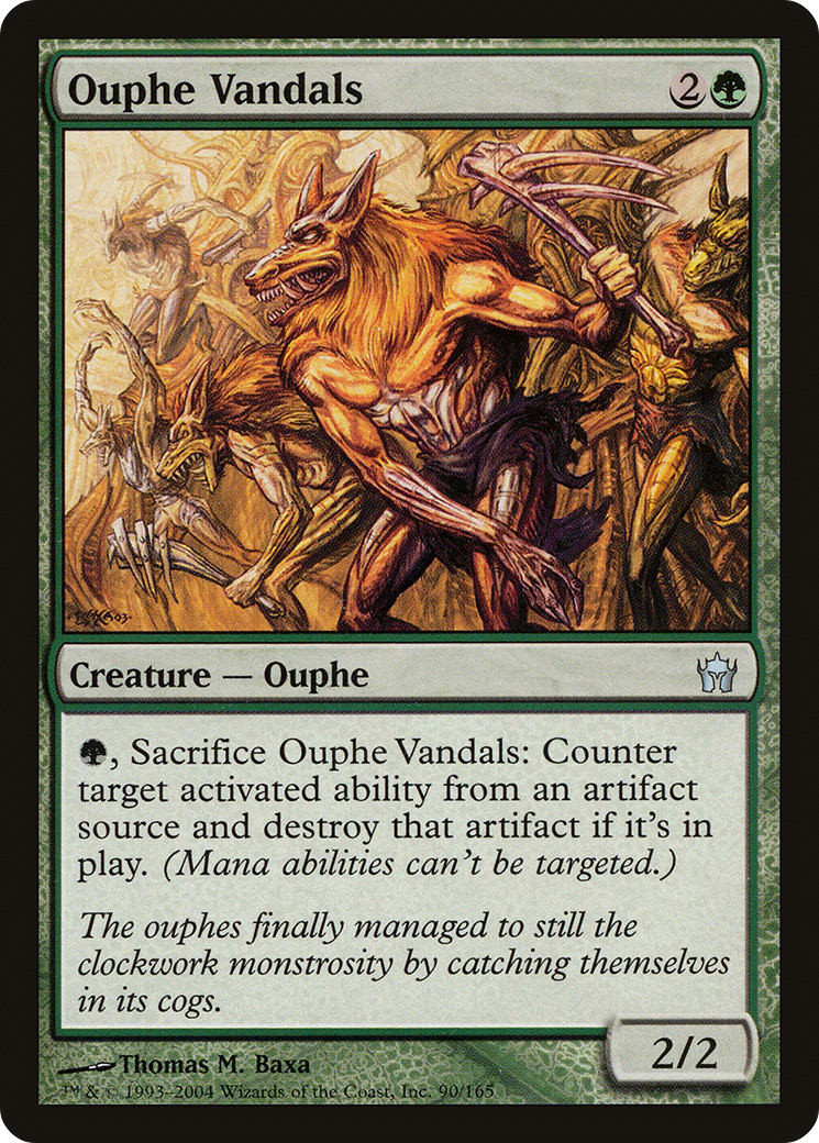 Ouphe Vandals (090) Foil - Fifth Dawn