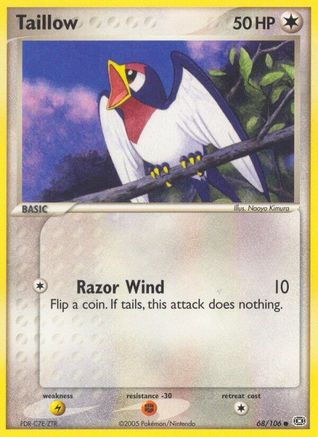 Taillow (68) Reverse Holofoil - Emerald